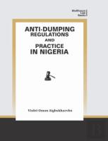 Anti-Dumping Regulations And Practice In Nigeria