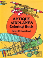 Antique Airplanes Coloring Book