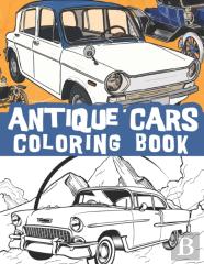Antique Cars Coloring Book