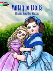 Antique Dolls Colouring Book
