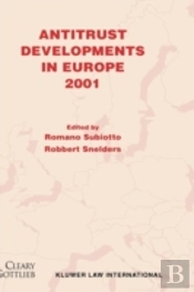 Antitrust Developments In Europe 2001