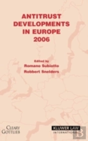Antitrust Developments In Europe