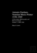 Antonio Gardano, Venetian Music Printer, 1538-1569