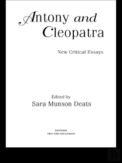 Bertrand.pt - Antony And Cleopatra