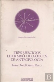 Antropologia Tres Ejercicios Literarios