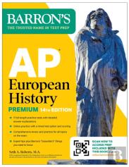 Ap European History Premium, Fourteenth Edition: Prep Book With 5 Practice Tests + Comprehensive Review + Online Practice (2026)