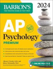 Ap Psychology Premium, 2024: 6 Practice Tests + Comprehensive Review + Online Practice