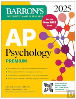 Bertrand.pt - Ap Psychology Premium, 2025: Prep Book For The New 2025 Exam With 3 Practice Tests + Comprehensive Review + Online Practice