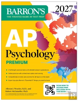 Bertrand.pt - Ap Psychology Premium, 2027: Prep Book With 4 Practice Tests + Comprehensive Review + Online Practice