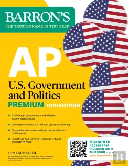 Bertrand.pt - Ap U.S. Government And Politics Premium, Sixteenth Edition: Prep Book With 6 Practice Tests + Comprehensive Review + Online Practice (2026)