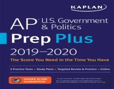 Ap U.S. Government & Politics Prep Plus 2019-2020