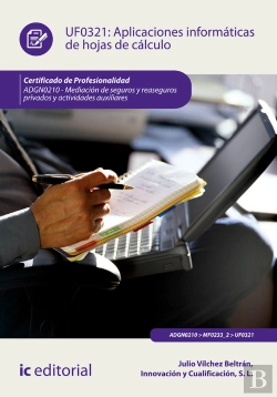 Bertrand.pt - Aplicaciones Informáticas De Hojas De Cálculo. Adgn0210 - Mediación De Seguros Y Reaseguros Privados