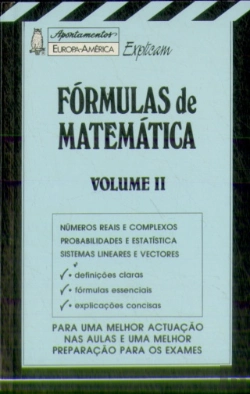 Bertrand.pt - Apontamentos Europa-América Explicam - Fórmulas de Matemática II - Nº 28