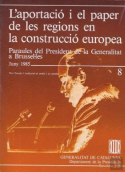 Bertrand.pt - Aportació I El Paper De Les Regions En La Construcció D'Europa. Paraules Del President De La General
