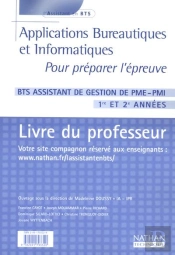 Application Bureautique Informatique Bts Assistante De Gestion ; Professeur ; Edition 2003