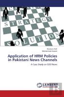 Application Of Hrm Policies In Pakistani News Channels