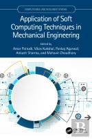 Application Of Soft Computing Techniques In Mechanical Engineering