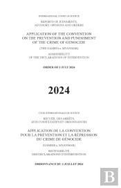 Application Of The Convention On The Prevention And Punishment Of The Crime Of Genocide (The Gambia V. Myanmar)