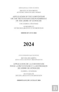 Bertrand.pt - Application Of The Convention On The Prevention And Punishment Of The Crime Of Genocide (The Gambia V. Myanmar)