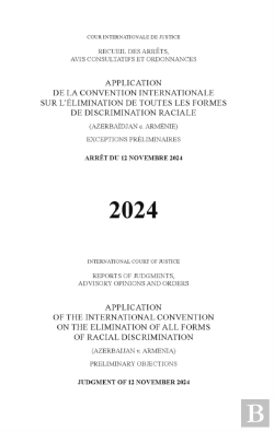 Bertrand.pt - Application Of The International Convention On The Elimination Of All Forms Of Racial Discrimination (Azerbaijan V. Armenia)