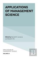 Applications Of Management Science