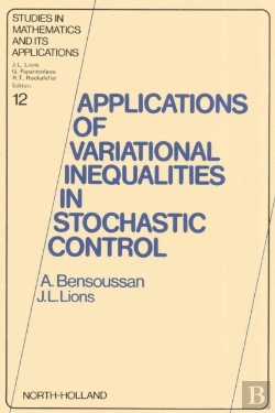 Bertrand.pt - Applications Of Variational Inequalities In Stochastic Control