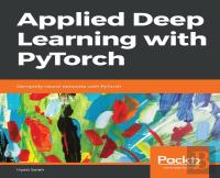 Applied Deep Learning With Pytorch
