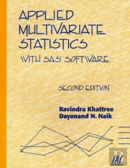 Applied Multivariate Statistics With Sas Software