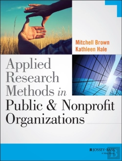 Bertrand.pt - Applied Research Methods In Public And Nonprofit Organizations