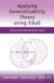 Applying Generalizability Theory Using Edug