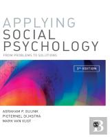 Applying Social Psychology