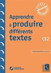 Apprendre A Produire Differents Textes Ce2 + Cd Rom Ne