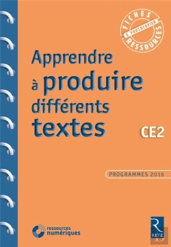 Bertrand.pt - Apprendre A Produire Differents Textes Ce2 + Cd Rom Ne