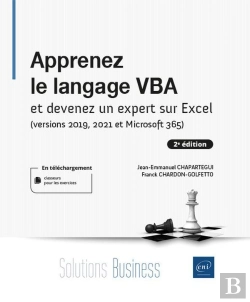 Bertrand.pt - Apprenez Le Langage Vba : Et Devenez Un Expert Sur Excel (Versions 2019, 2021 Et Microsoft 365) ; Niveau Débutant À Initié