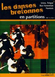 Apprenez Les Danses Bretonnes, Leon, Bas-Vannetais, Nantais  ; Partitions Volumes 1, 2, 3