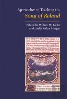 Approaches To Teaching The Song Of Roland