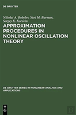 Bertrand.pt - Approximation Procedures In Nonlinear Oscillation Theory