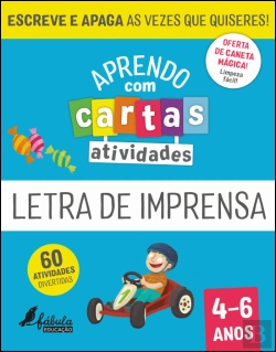 Bertrand.pt - Aprendo com Cartas -Atividades - Letra de Imprensa 4-6 Anos