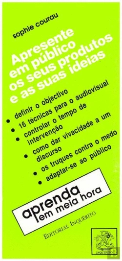 Bertrand.pt - Apresente em Público os Seus Produtos e as Suas Ideias
