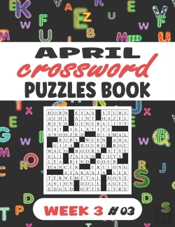 Bertrand.pt - April Crossword Puzzles Book For Adults Week 3 #03