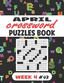 Bertrand.pt - April Crossword Puzzles Book For Adults Week 4 #03