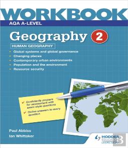 Aqa A-Level Geography Workbook 2: Human Geography