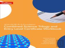 Aqa Gcse 9-1 Foundation: Combined Science Trilogy And Entry Level Certificate Workbook