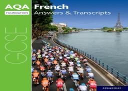 Aqa Gcse French Foundation Answers & Transcripts