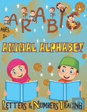 Arabic Animal Alphabet Letters & Numbers Tracing Ages 2+