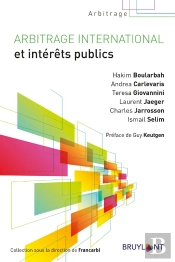 Arbitrage International Et Intérêts Publics