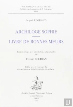 Bertrand.pt - Archiloge Sophie ; Livre De Bonnes Moeurs