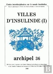 Archipel, N° 36/1988 : Villes D'Insulinde. Tome I