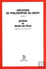 Arch.Philo.Droit T.21 Genese Declin