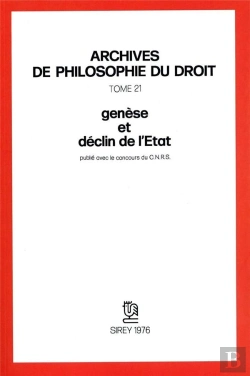 Bertrand.pt - Arch.Philo.Droit T.21 Genese Declin